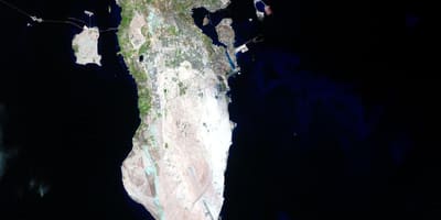 نقشہ بحرین کی سیٹلائٹ