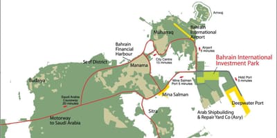 کا نقشہ بحرین 2030