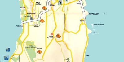 نقشہ منامہ بحرین