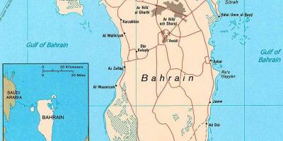 بحرین کی سڑکوں کا نقشہ